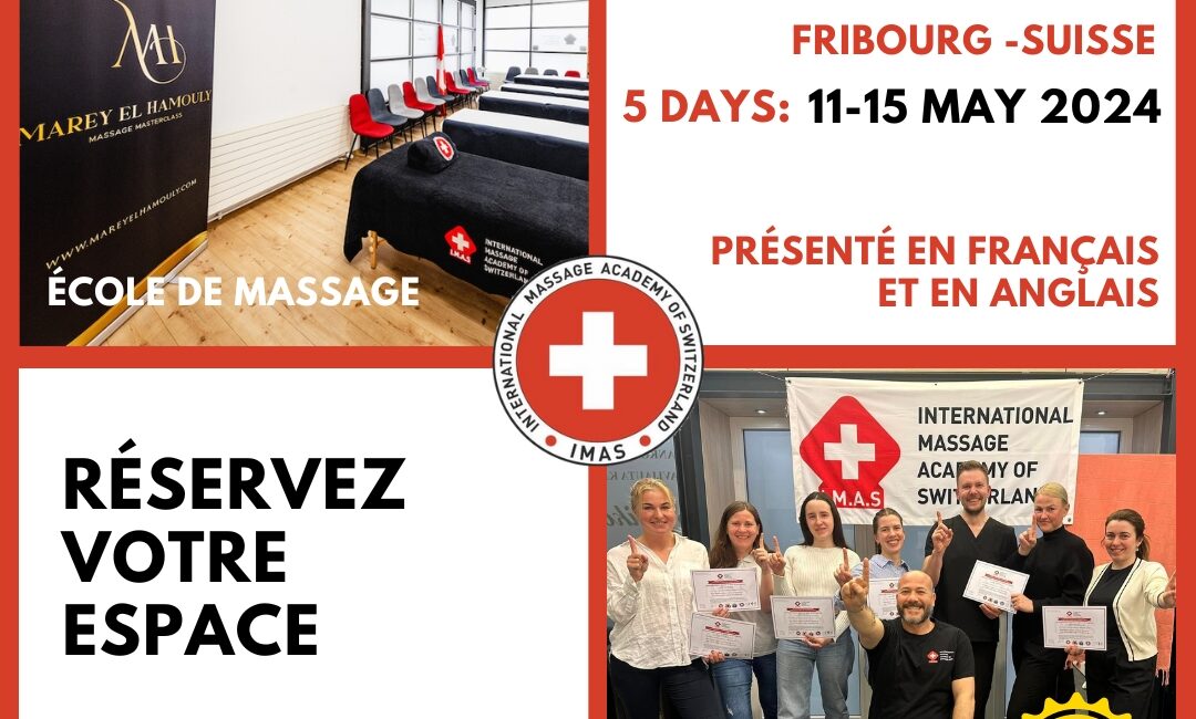 école de massage - massage course Fribourg English